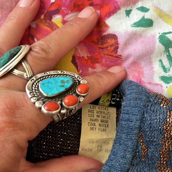 Vintage 70’s Crew Neck Sweater! Medium - Picture 7 of 7